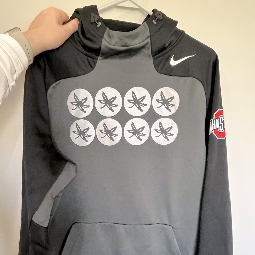 MENS nike OHIO STATE therma-fit hoodie. XL